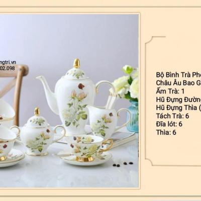 BỘ BÌNH TRÀ PHONG CÁCH CHÂU ÂU